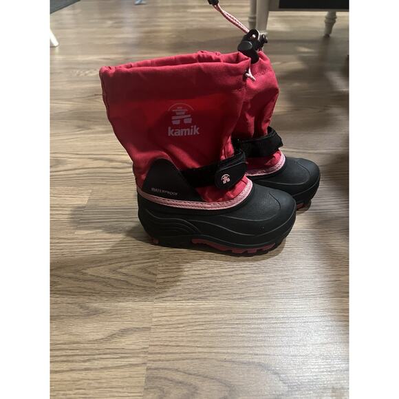 Girls Kamik Waterbug Boot - size 10 Pink / Magenta - waterproof. Hiking Snow - Picture 3 of 5